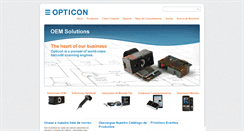 Desktop Screenshot of opticon.com.mx